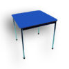 Mesa kinder 70x70x55 - formalita azul - estructura gris mercurio
