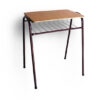 Pupitre unipersonal standard N1 - formalita roble - estructura burdeo
