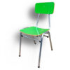 Silla casino - formalita verde - estructura gris mercurio